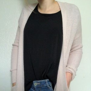 Oversized cream cardigan